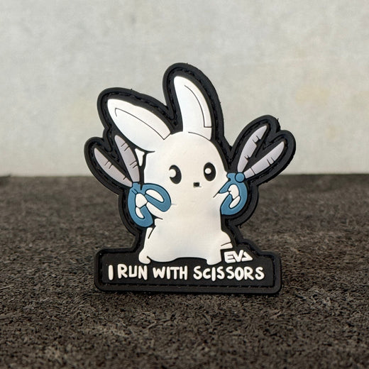 I Run With Scissors - Velcro Patch