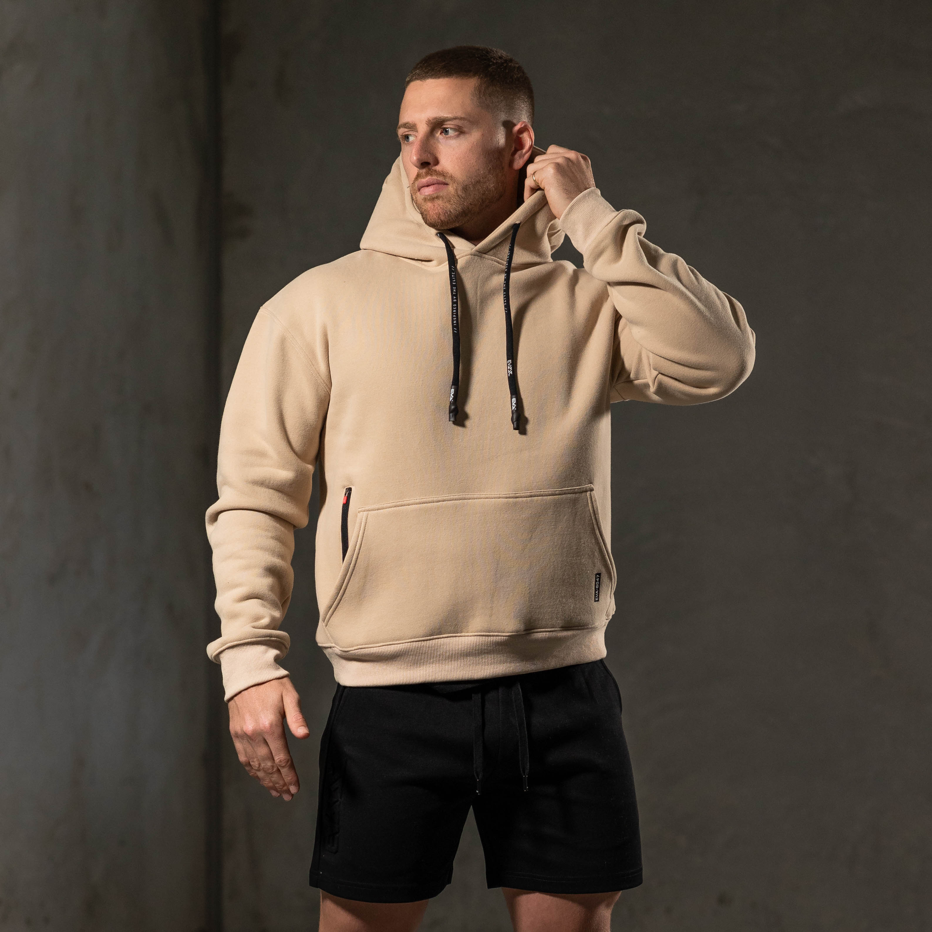 Oversized Tech Hoodie [Bone]