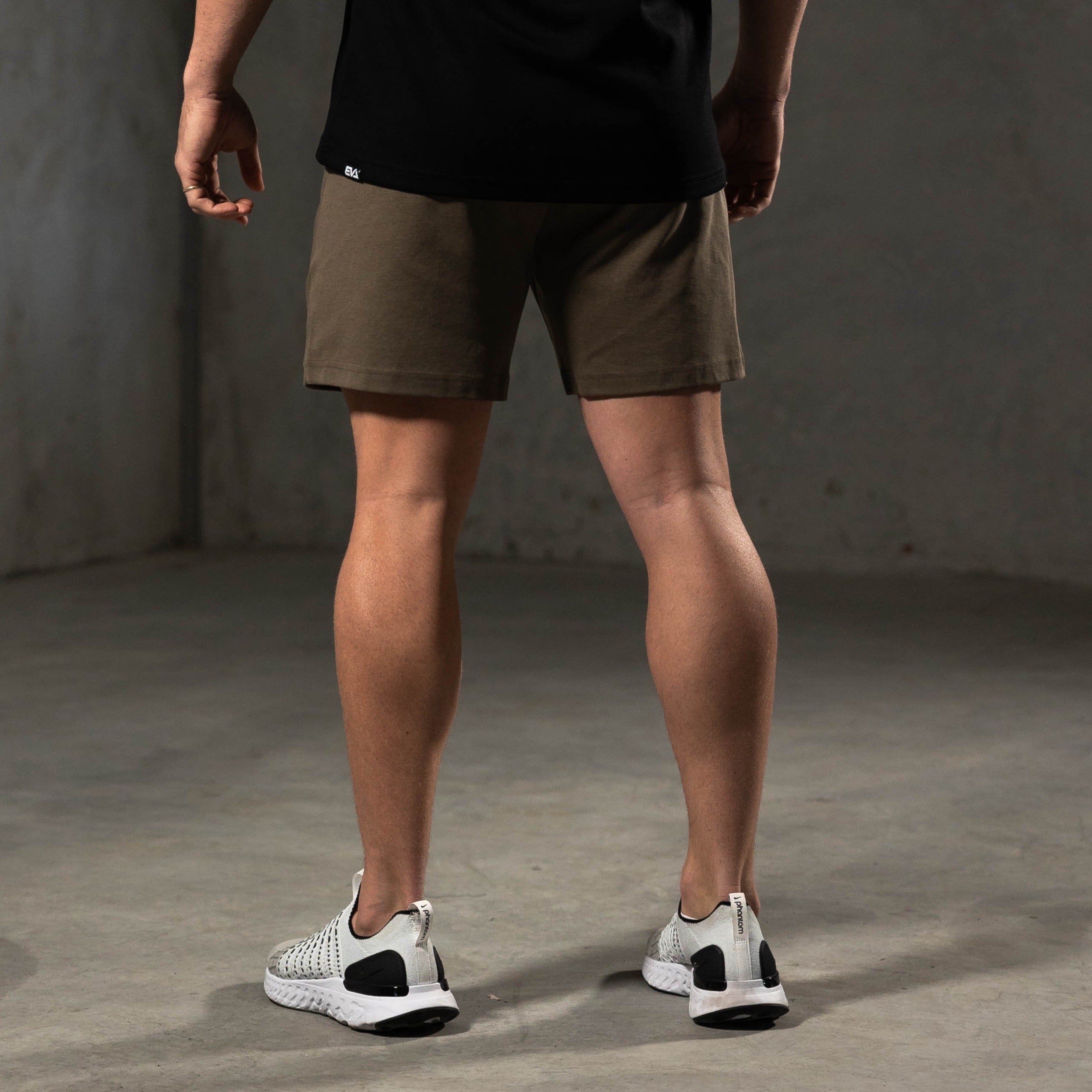 Embossed Shorts [Olive Smoke]