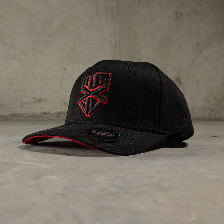 Emblem A-Frame Hat [Black/Red]