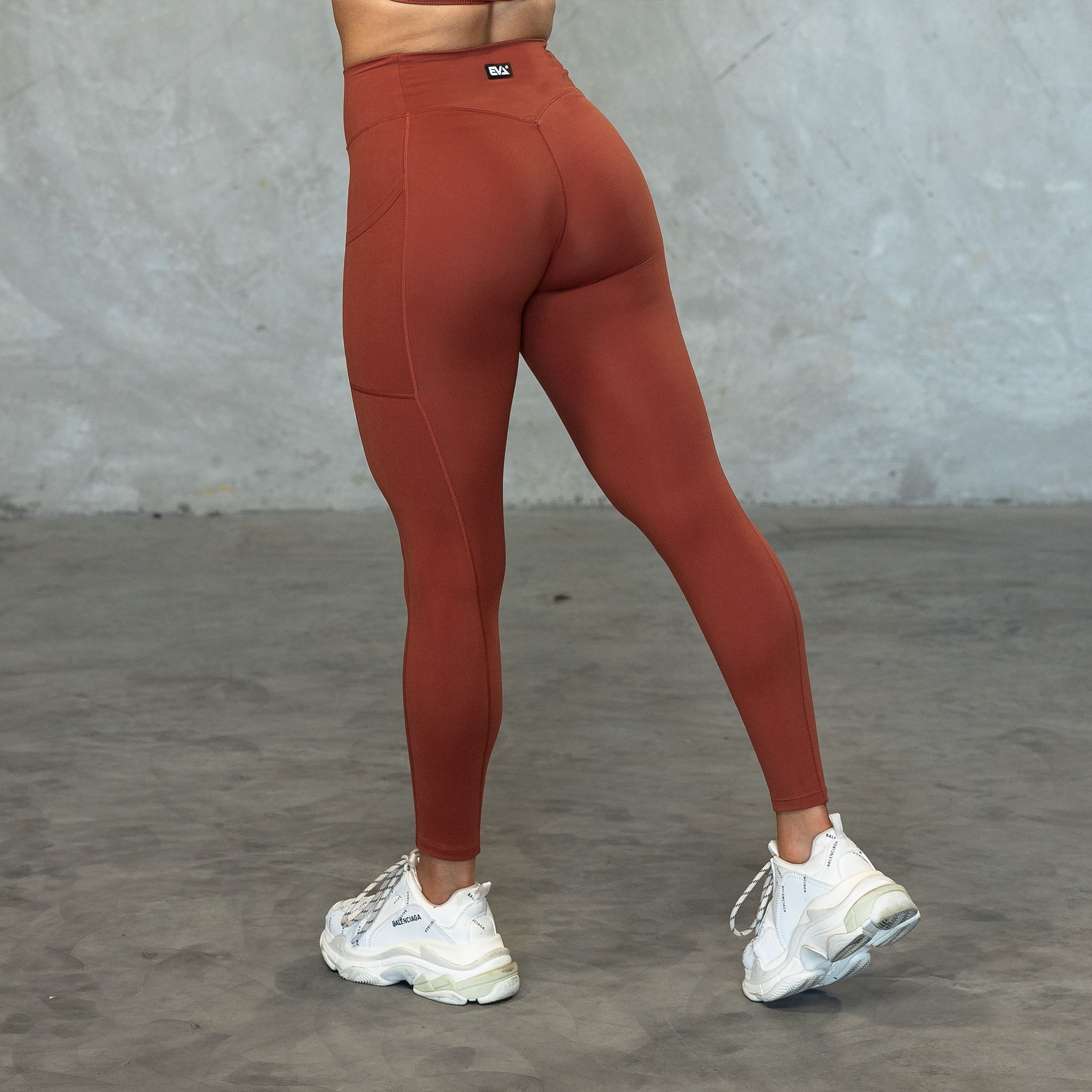 EVA7761 Full Length Leggings [Marsala]