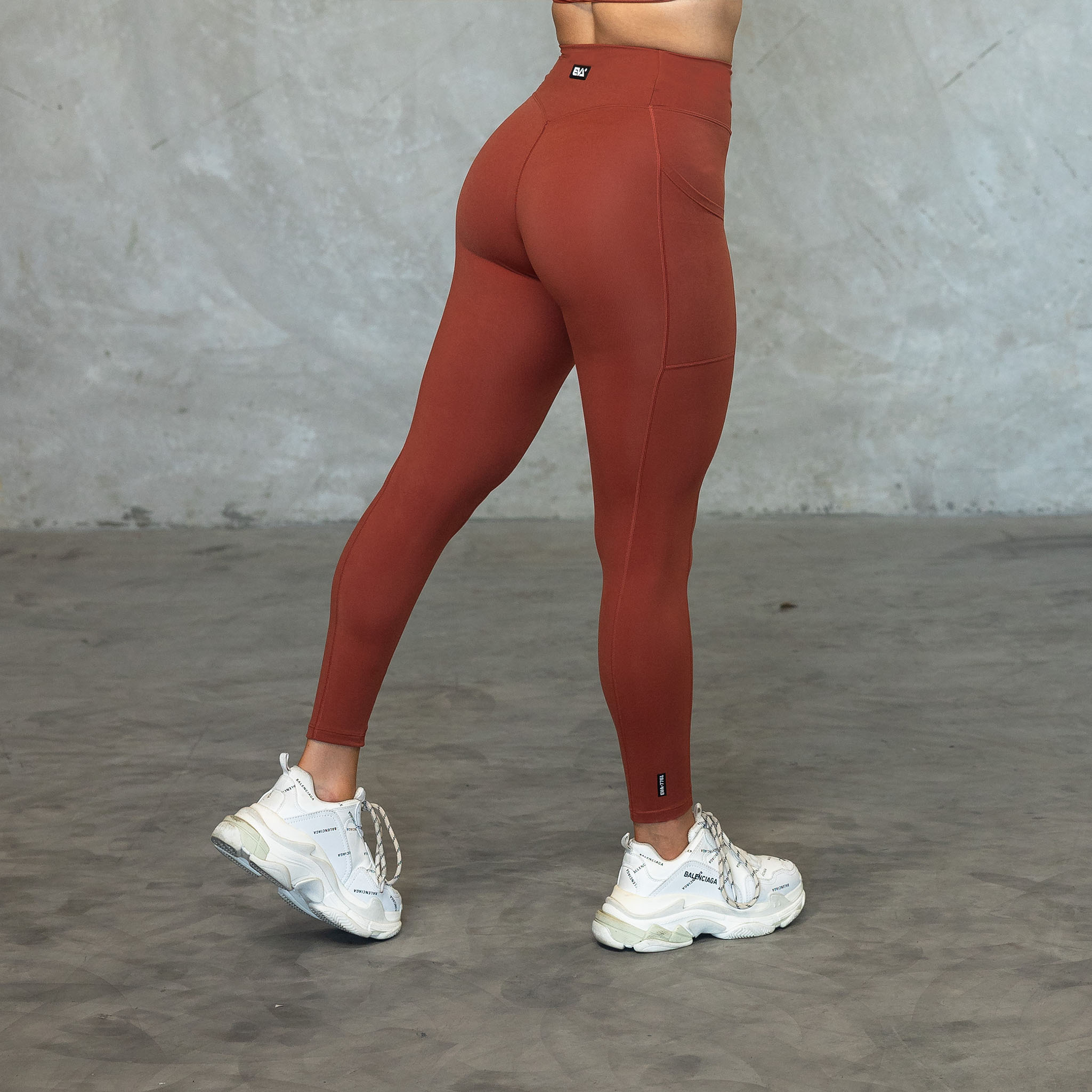 EVA7761 Full Length Leggings [Marsala]