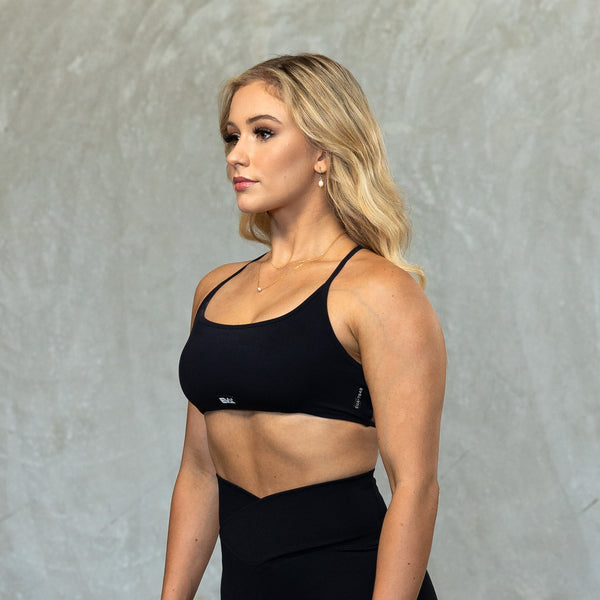 EVA7648 Sports Crop [Black]