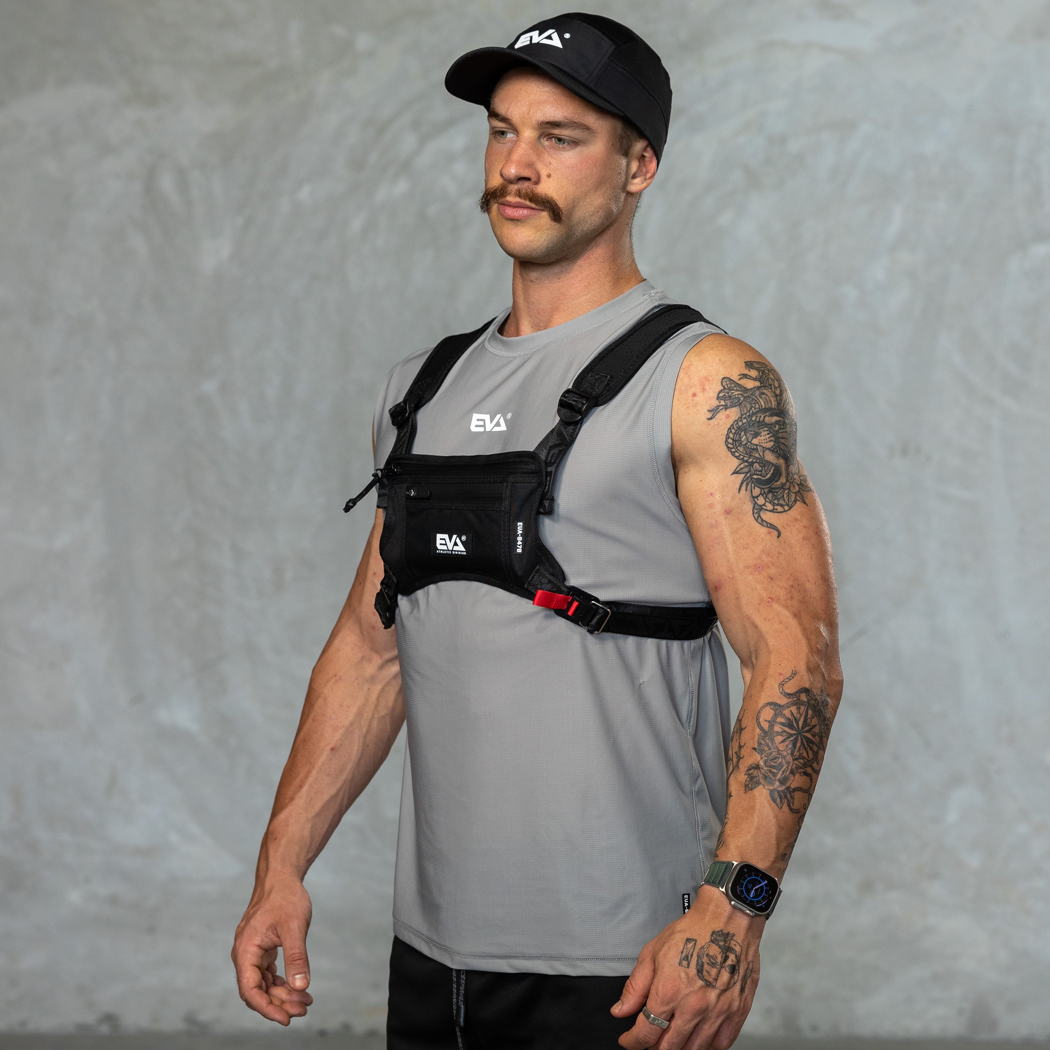 EVA8393 Running Tech Vest [Black]