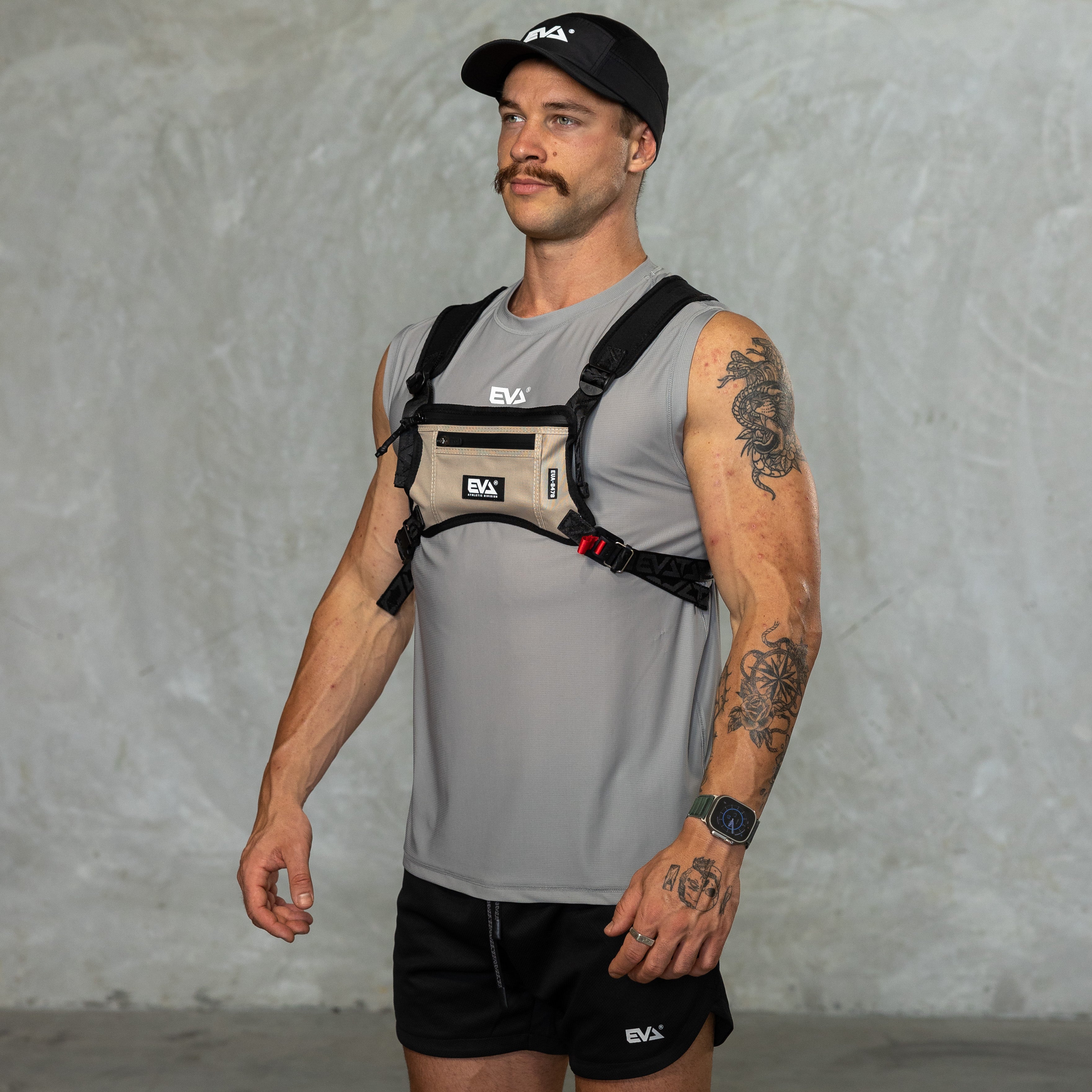 EVA8393 Running Tech Vest [Bone]