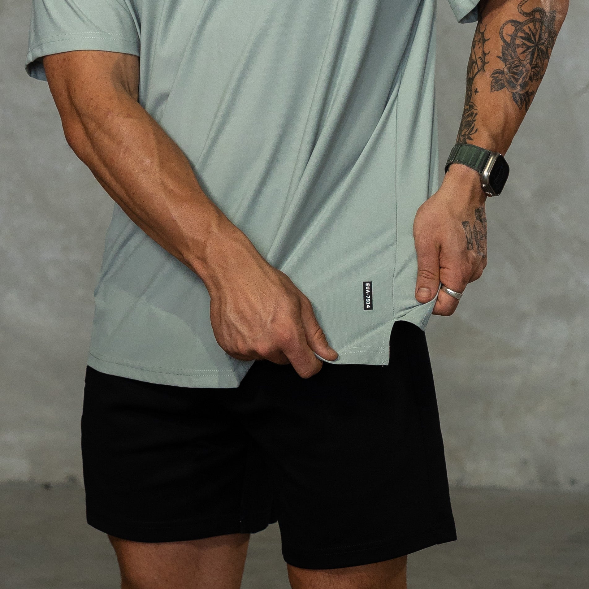 EVA7914 Inspired Oversized Tee [Sage Grey]