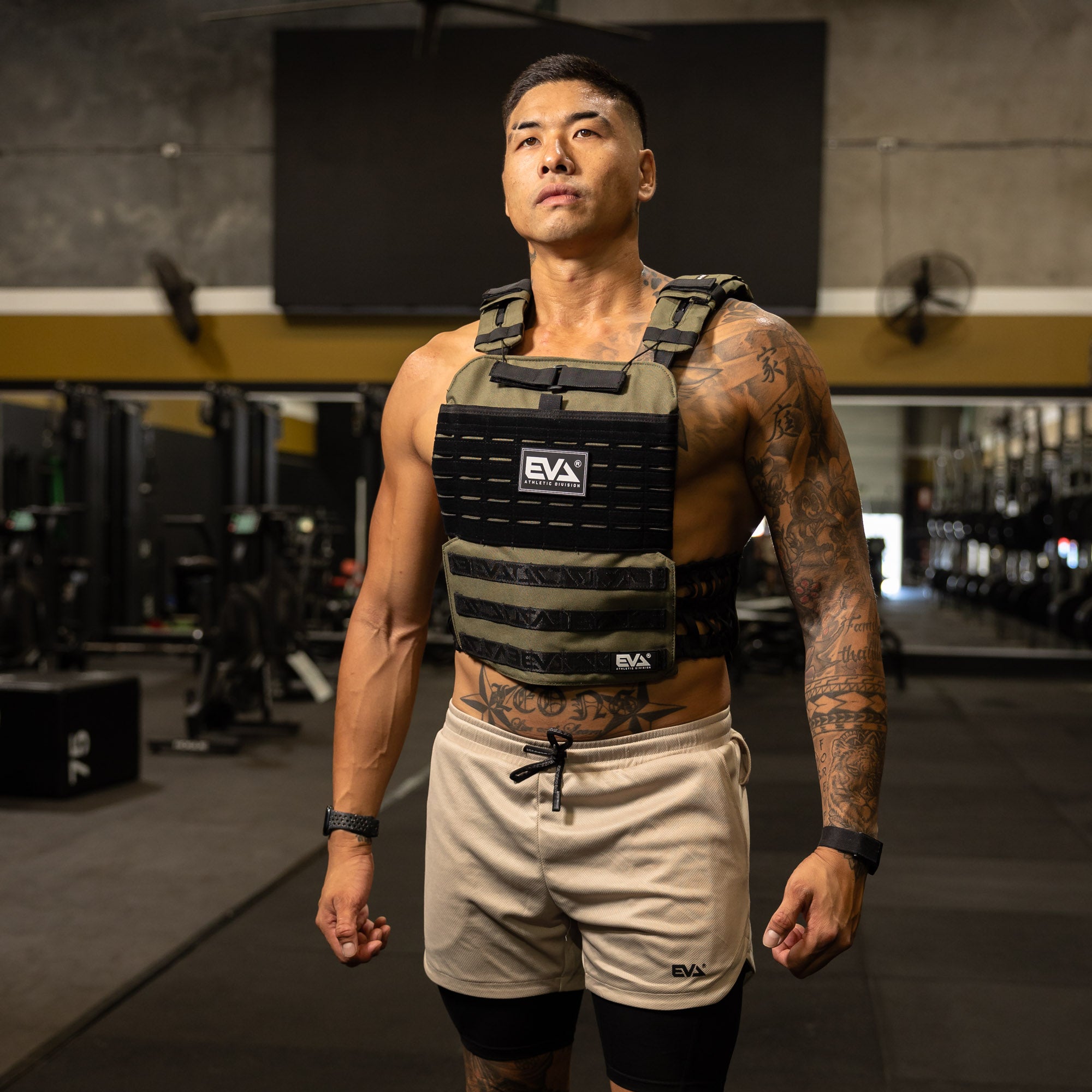 EVA8393 WEIGHT VEST [Military Green]