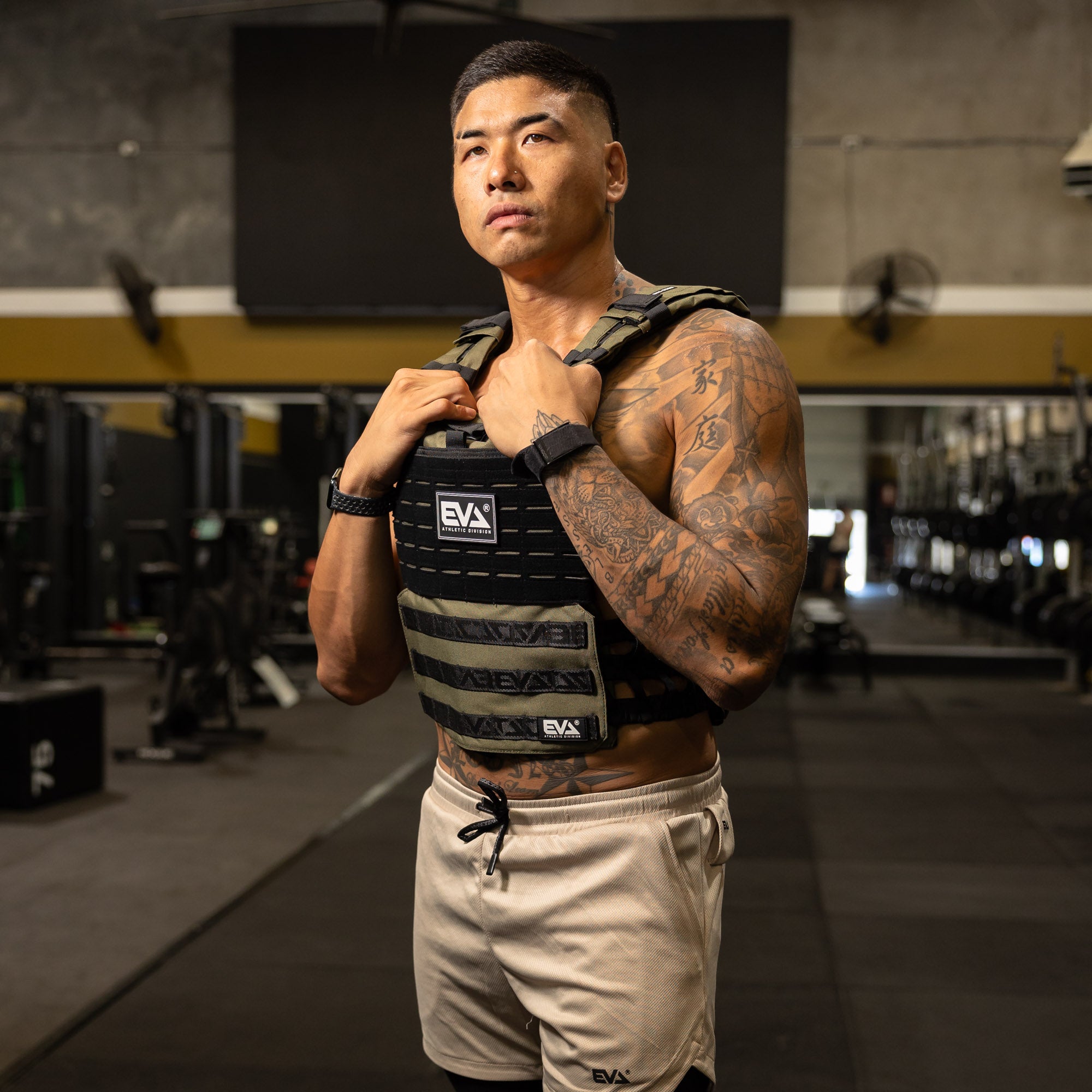 EVA8393 WEIGHT VEST [Military Green]