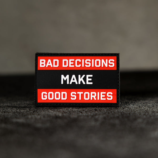 BAD DECISIONS - VELCRO PATCH