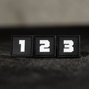 Number - Velcro Patches