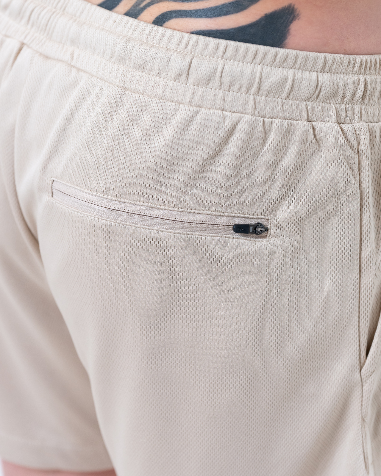 Mesh Trainer Shorts [Bone]