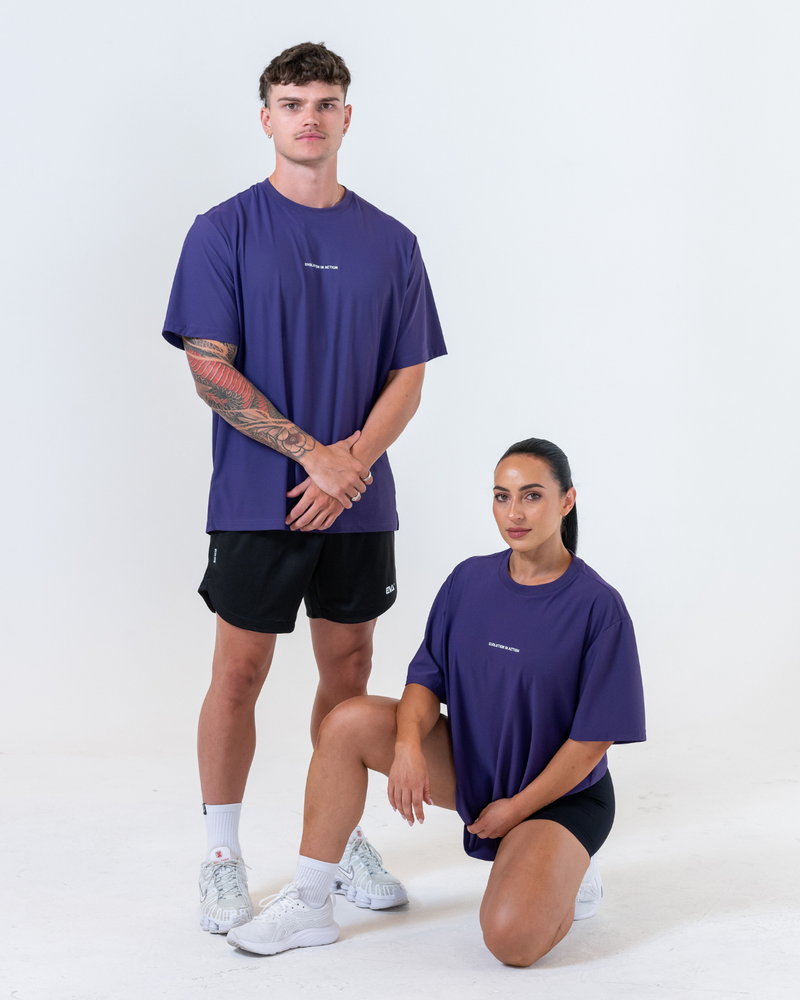 Evolution Oversize Tee [Midnight Purple]