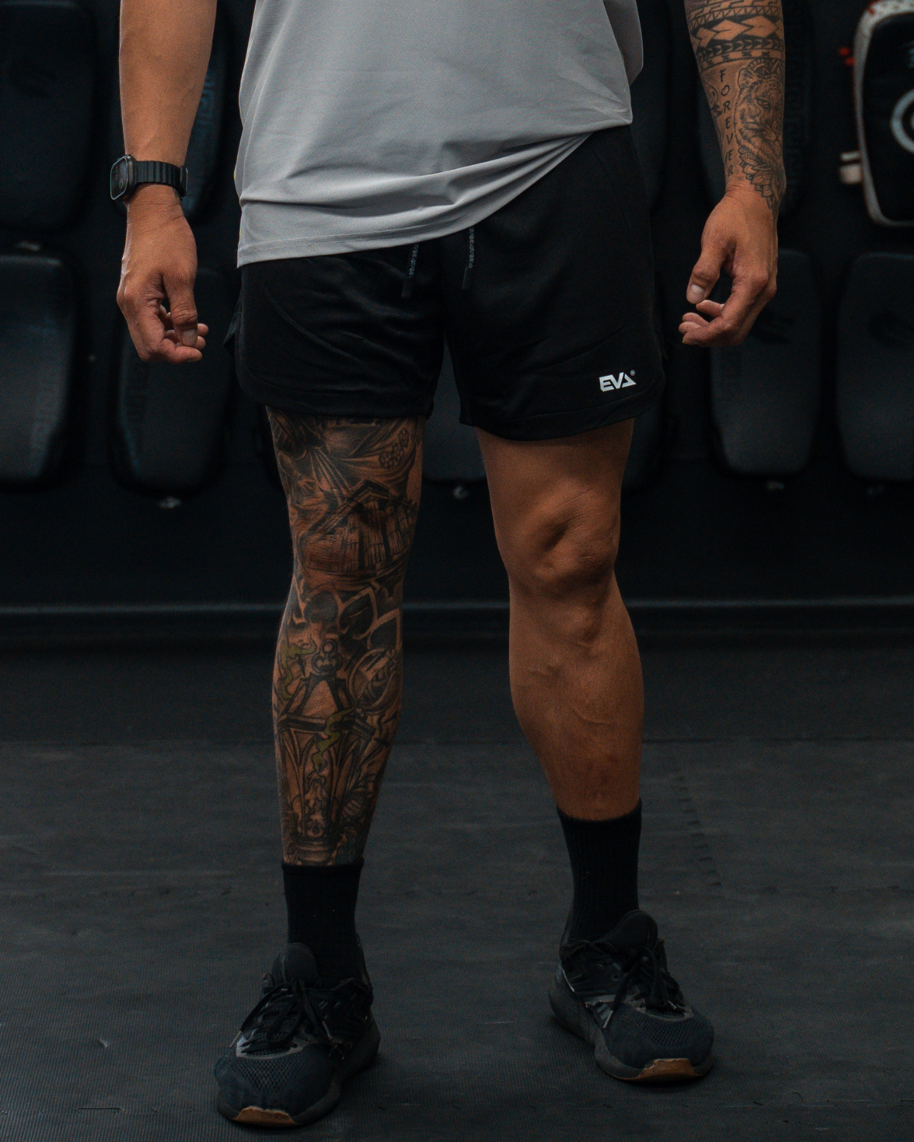 Mesh Trainer Shorts [Black]