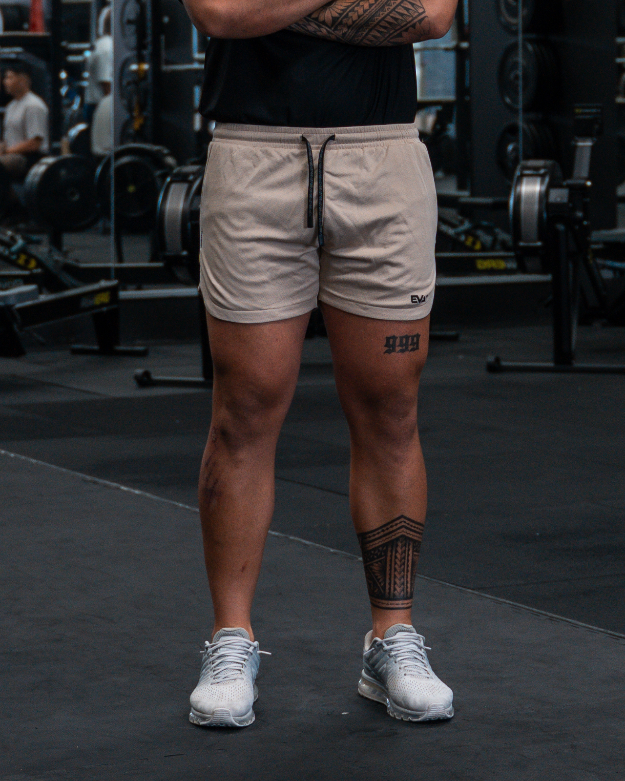Mesh Trainer Shorts [Bone]