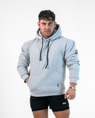OVERSIZED TECH HOODIE [SHADOW MARL GREY]