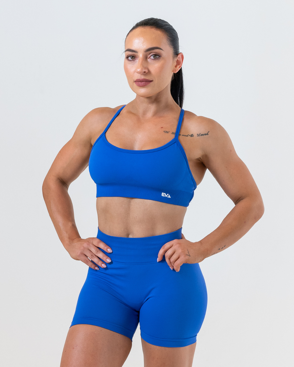 Aura Seamless Sports Bra [Electric Blue]