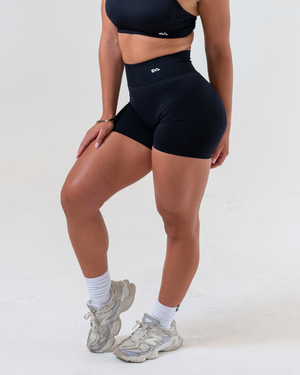Aura Seamless Shorts [Black]
