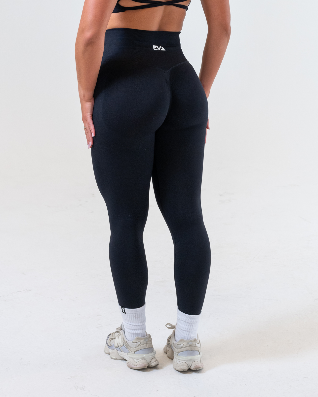 Aura Seamless Full Length Leggings [Black]