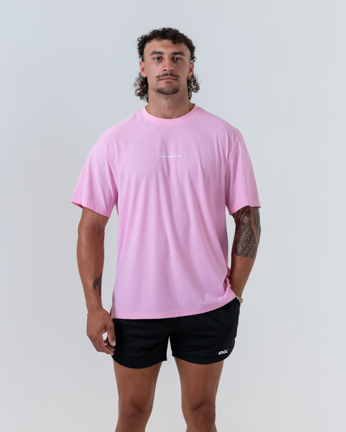 Evolution Oversize Tee [Powder Pink]