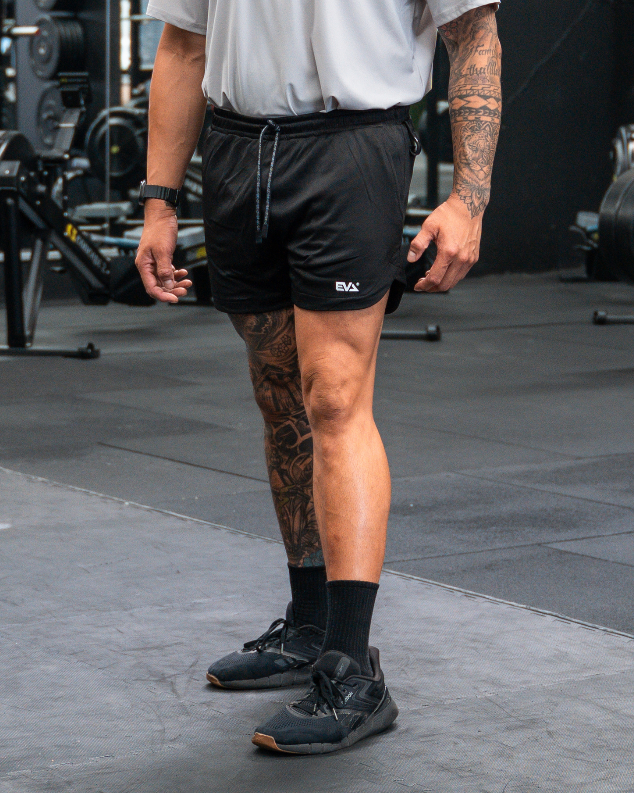 Mesh Trainer Shorts [Black]