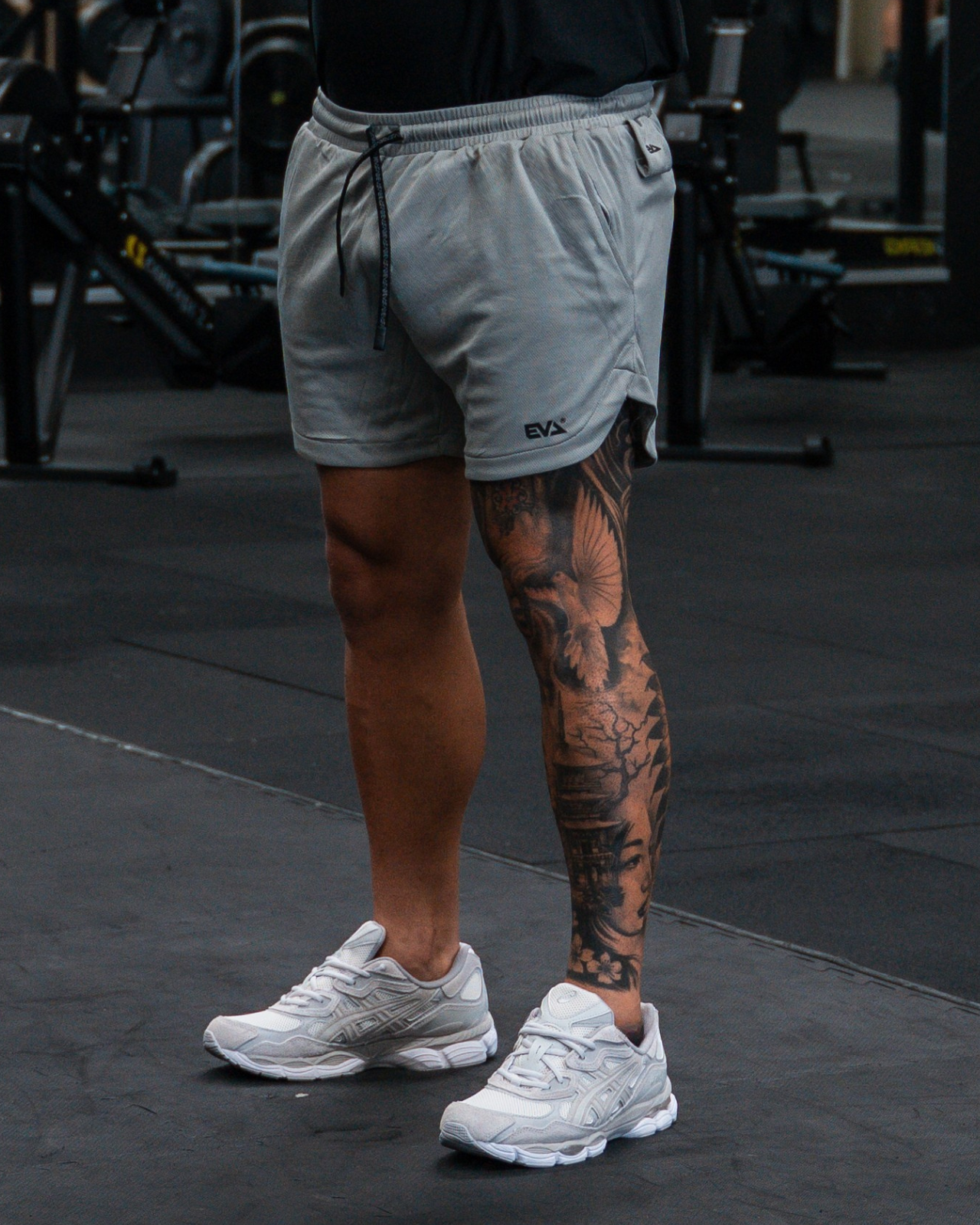 Mesh Trainer Shorts [Platinum Grey]