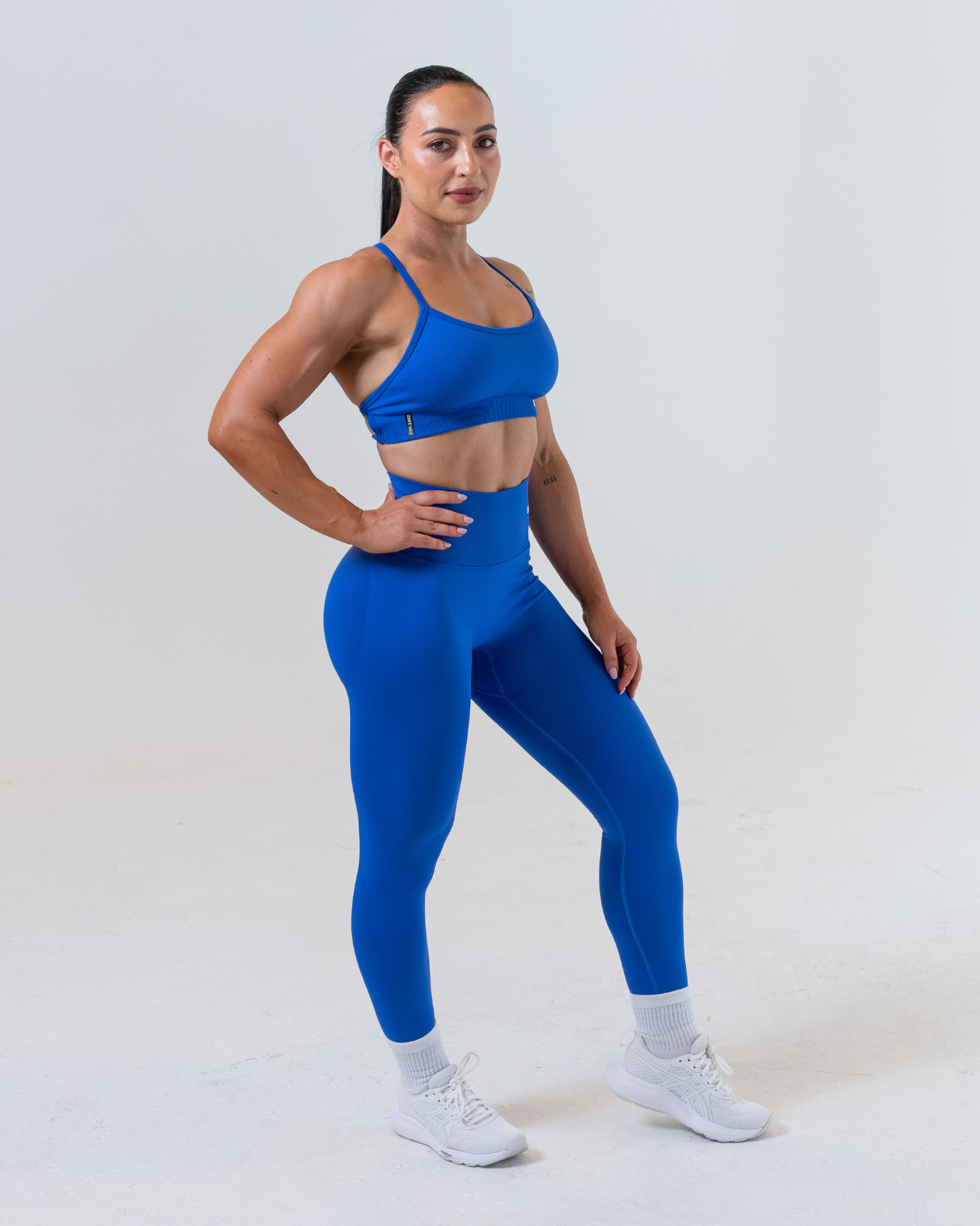 Aura Seamless Full Length Leggings [Electric Blue]