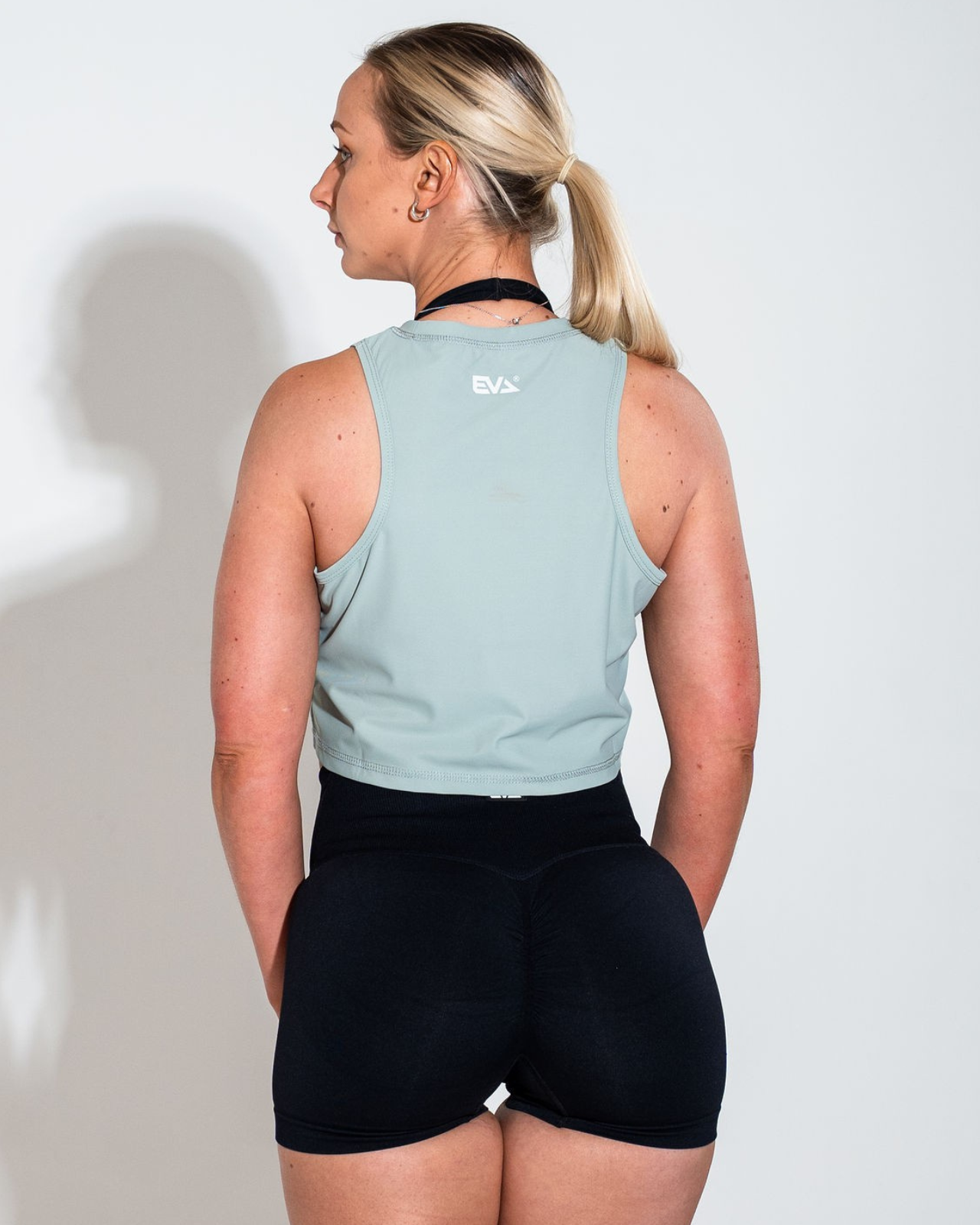 CROP TANK - ATHLETIC DIVISION [SAGE GREY]