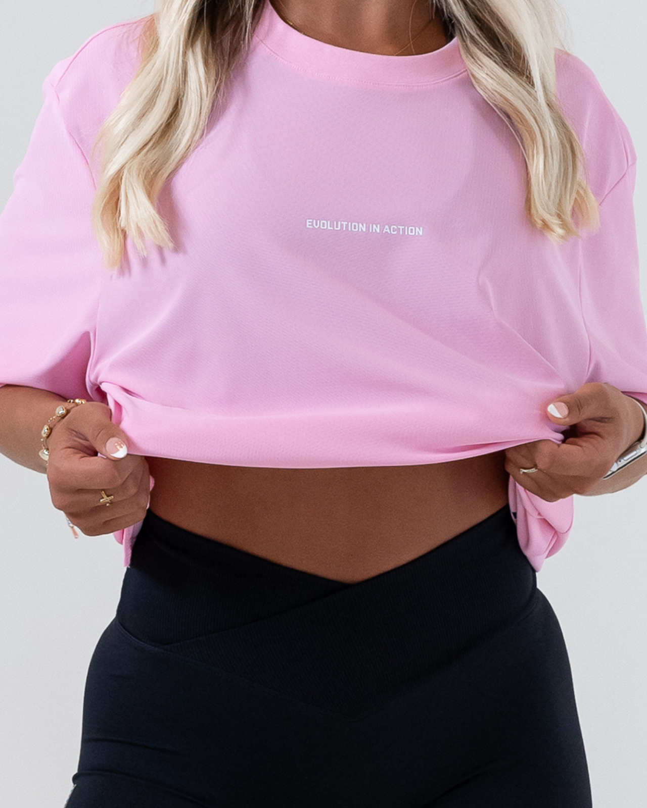Evolution Oversize Tee [Powder Pink]