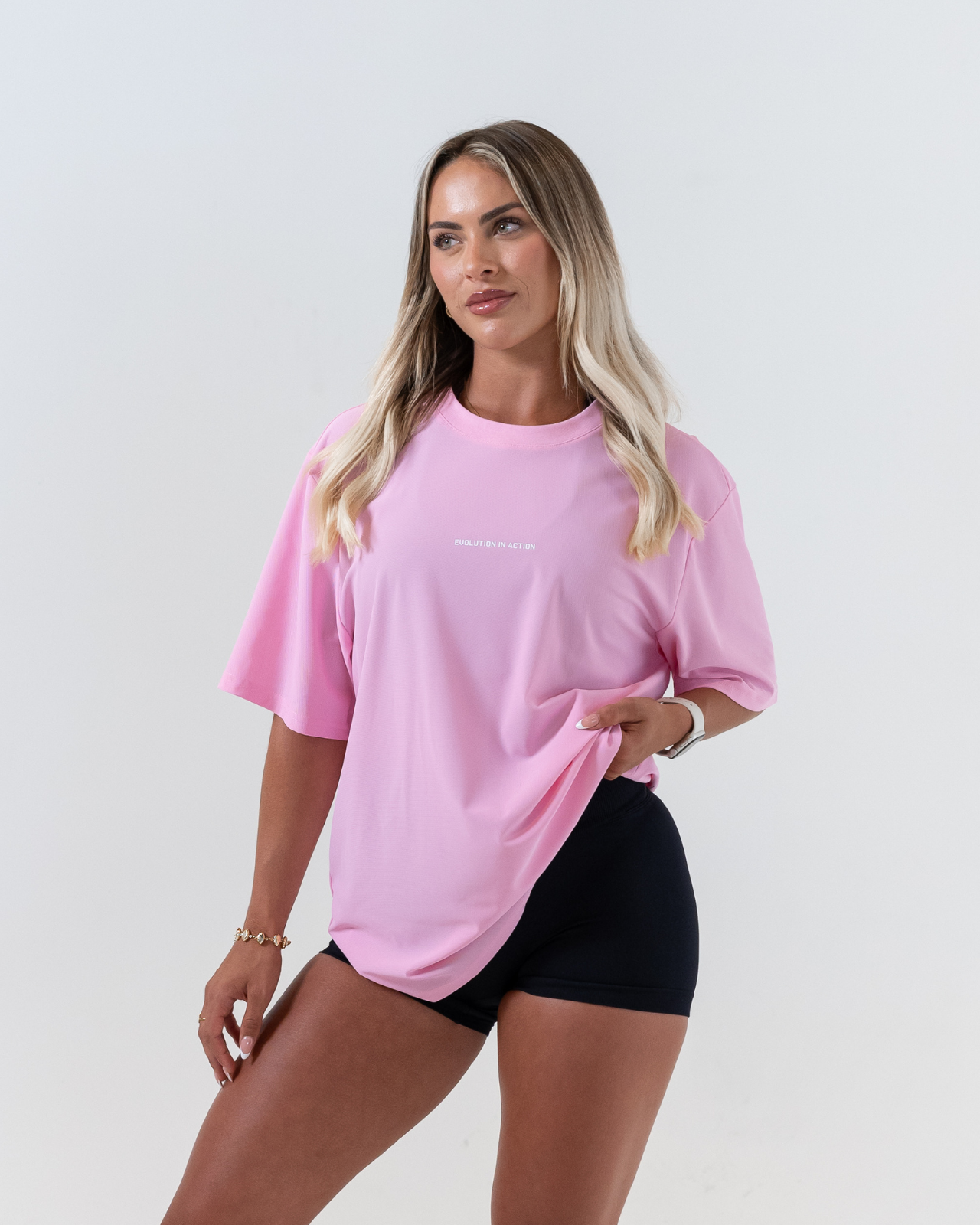 Evolution Oversize Tee [Powder Pink]