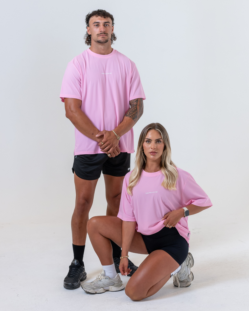 Evolution Oversize Tee [Powder Pink]
