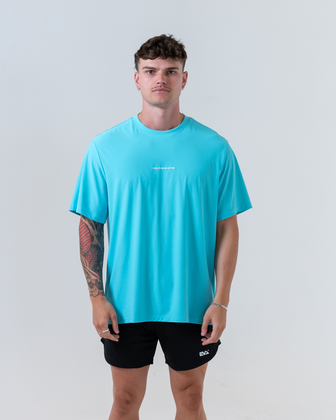 Evolution Oversize Tee [Electric Teal]
