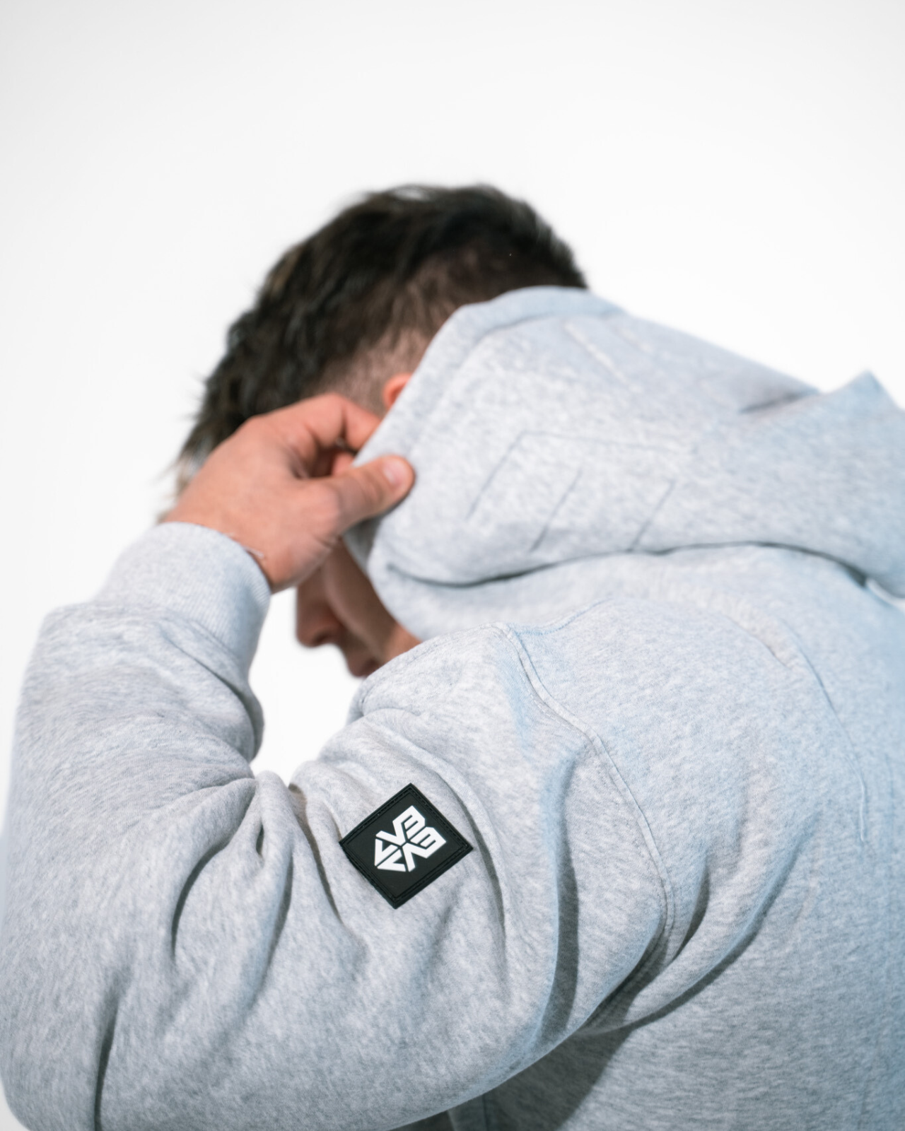 OVERSIZED TECH HOODIE [SHADOW MARL GREY]