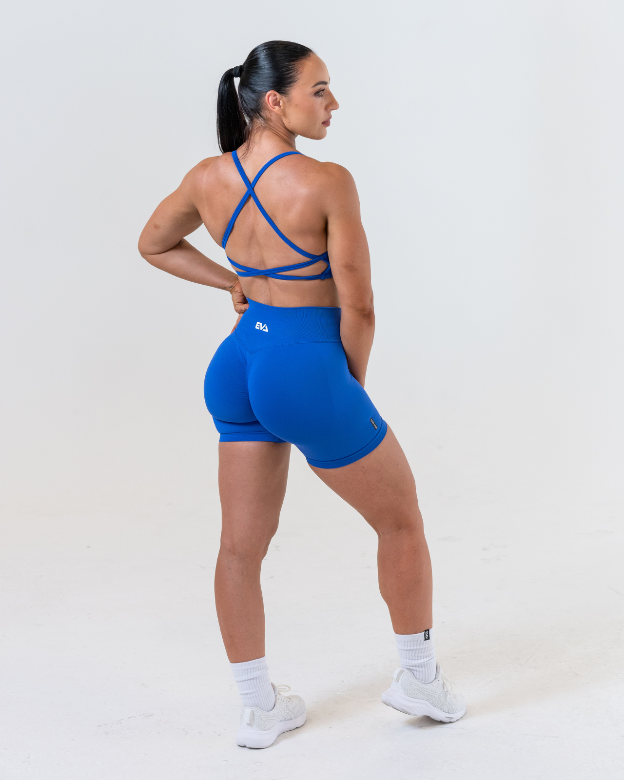 Aura Seamless Shorts [Electric Blue]