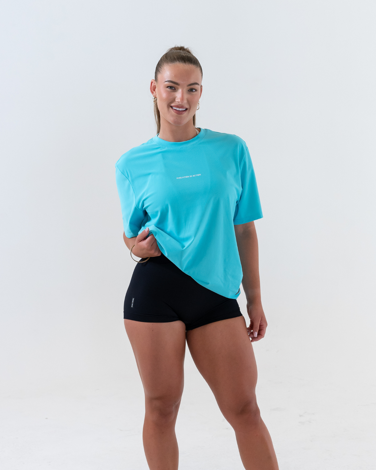 Evolution Oversize Tee [Electric Teal]