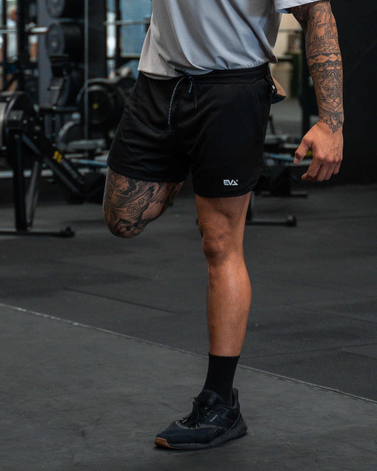 Mesh Trainer Shorts [Black]