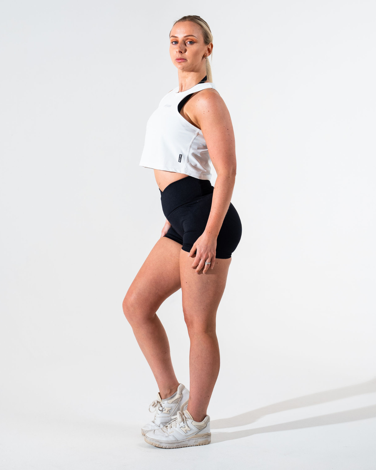 CROP TANK - ATHLETIC DIVISION [WHITE]