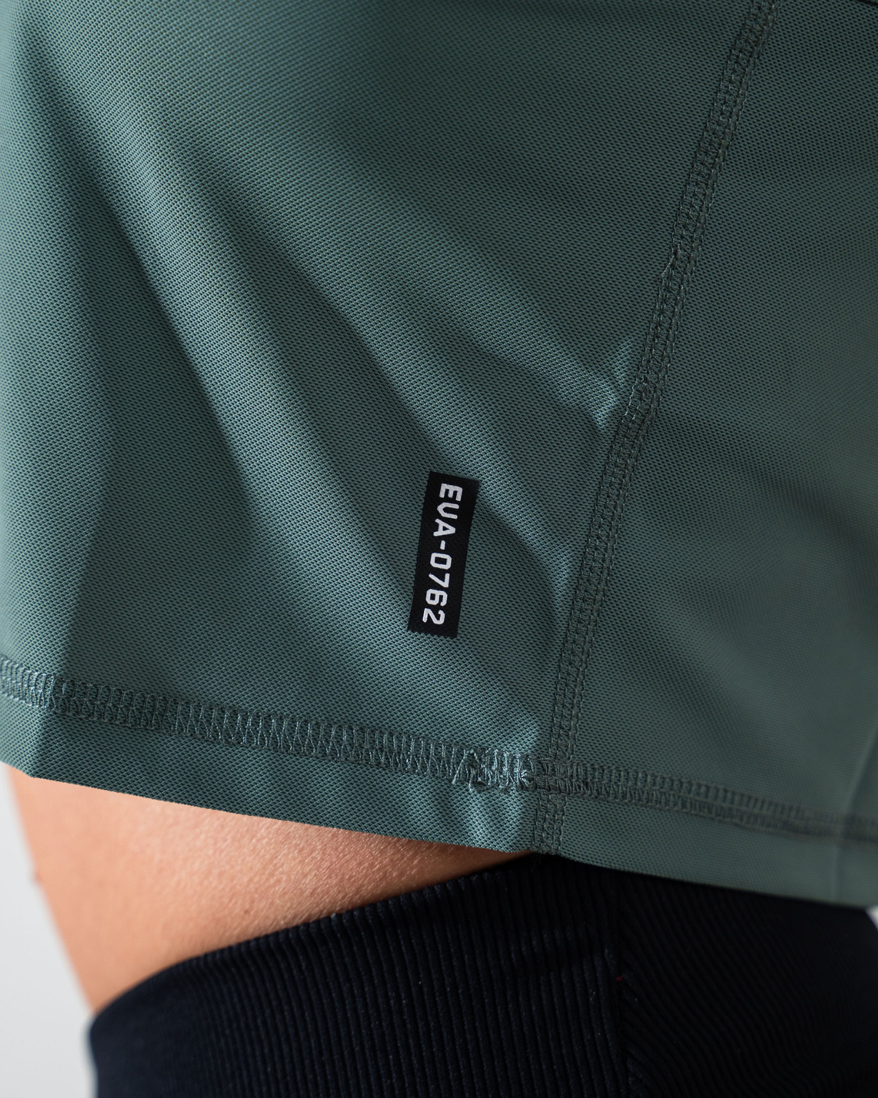 ATHLETIC DIVISION CROP TANK [DUSTY TEAL]