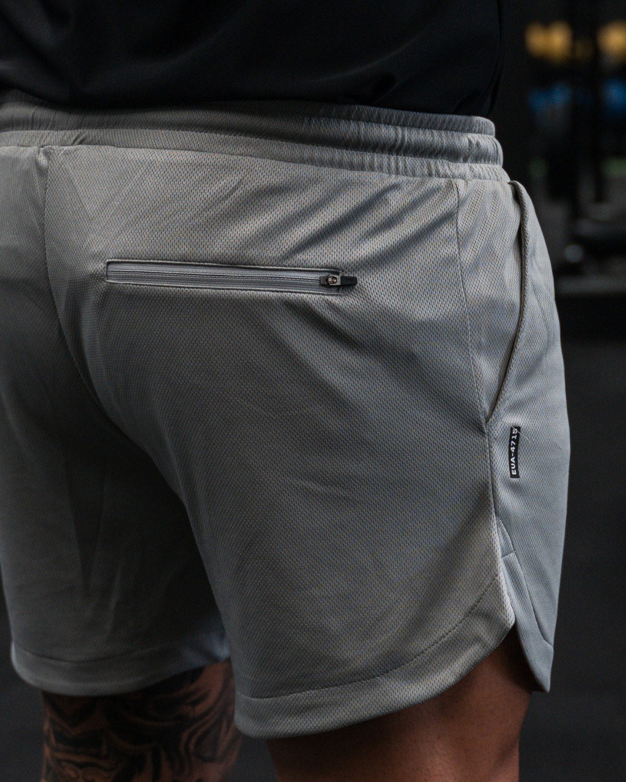 Mesh Trainer Shorts [Platinum Grey]