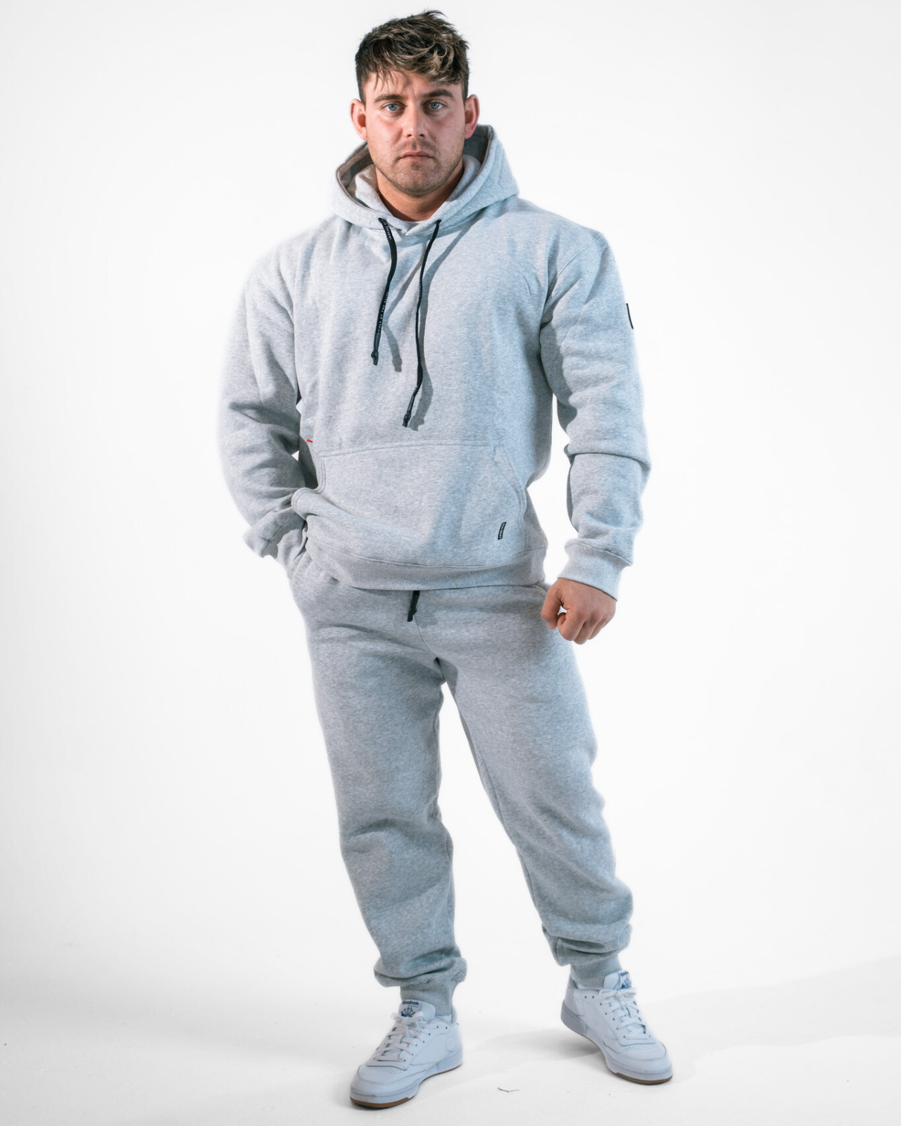 OVERSIZED TECH HOODIE [SHADOW MARL GREY]