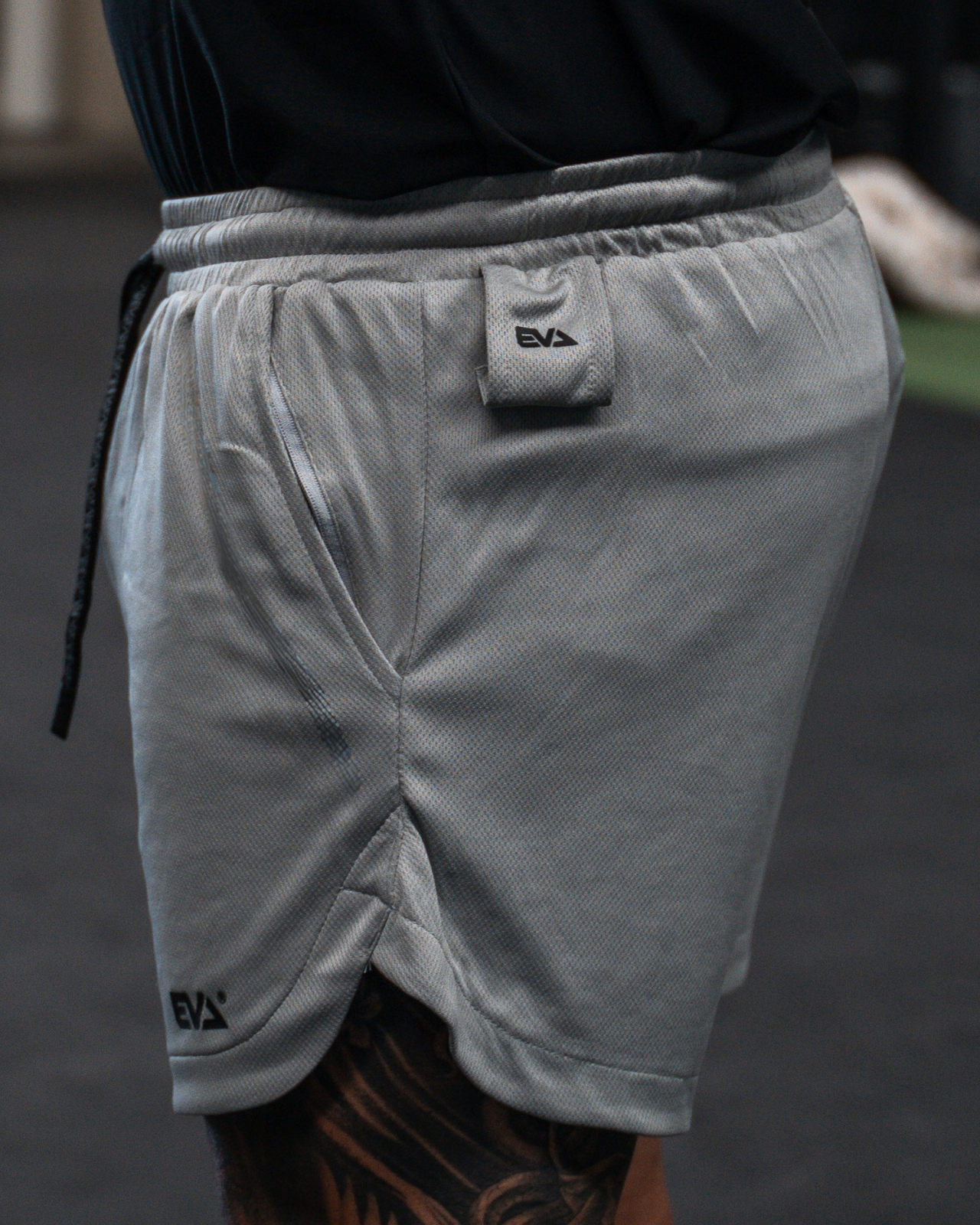 Mesh Trainer Shorts [Platinum Grey]