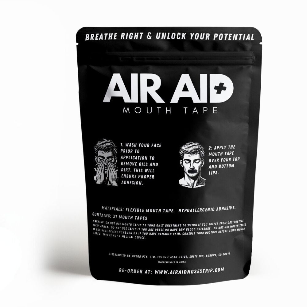 AIR AID MOUTH TAP [1 month supply/31 pcs]