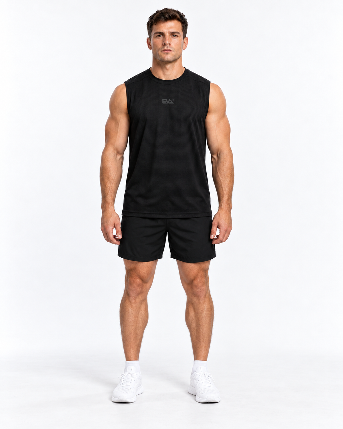 EVA6955 Airflex Tank [Black] - full length