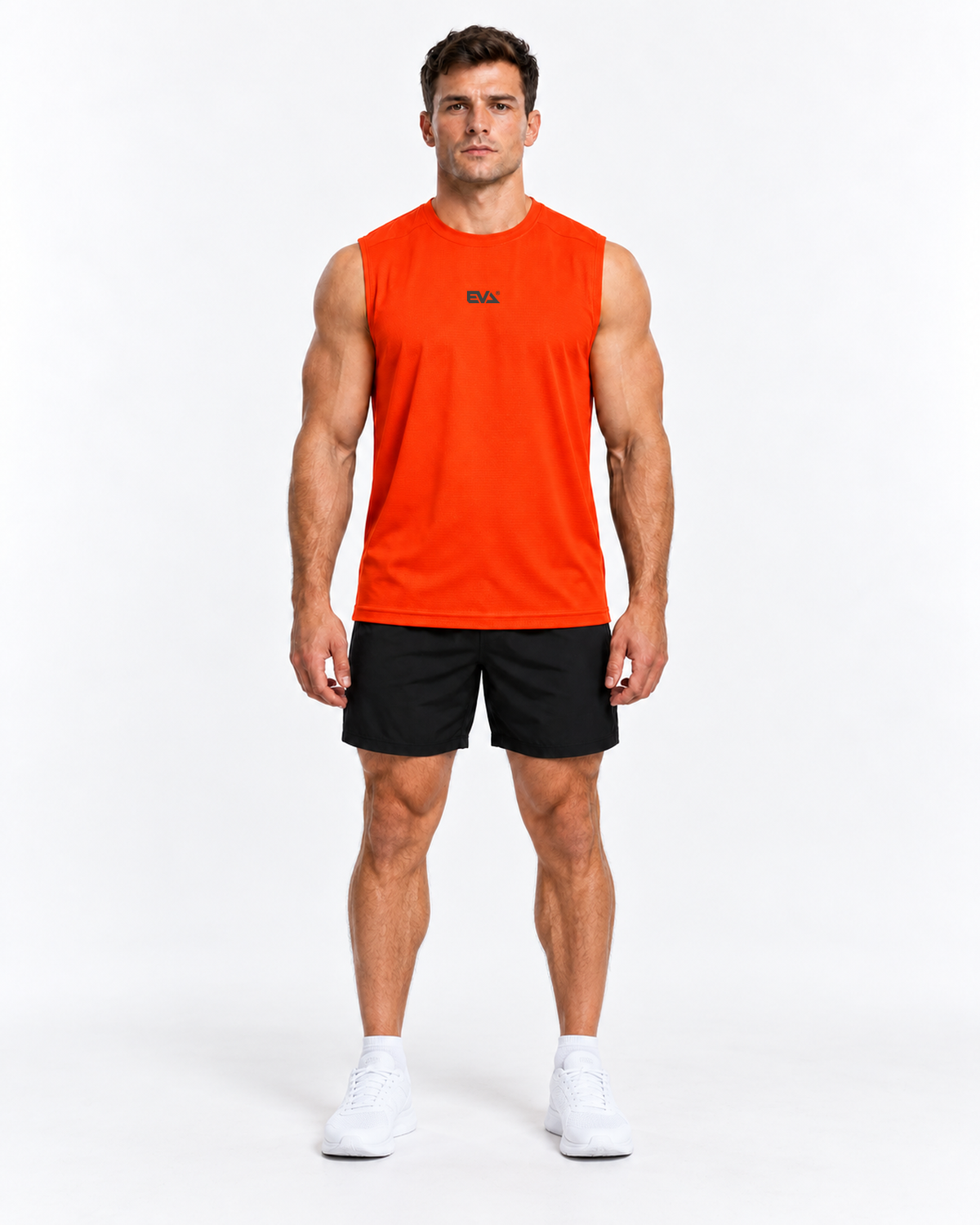 EVA6955 Airflex Tank [Fire Orange] - full length