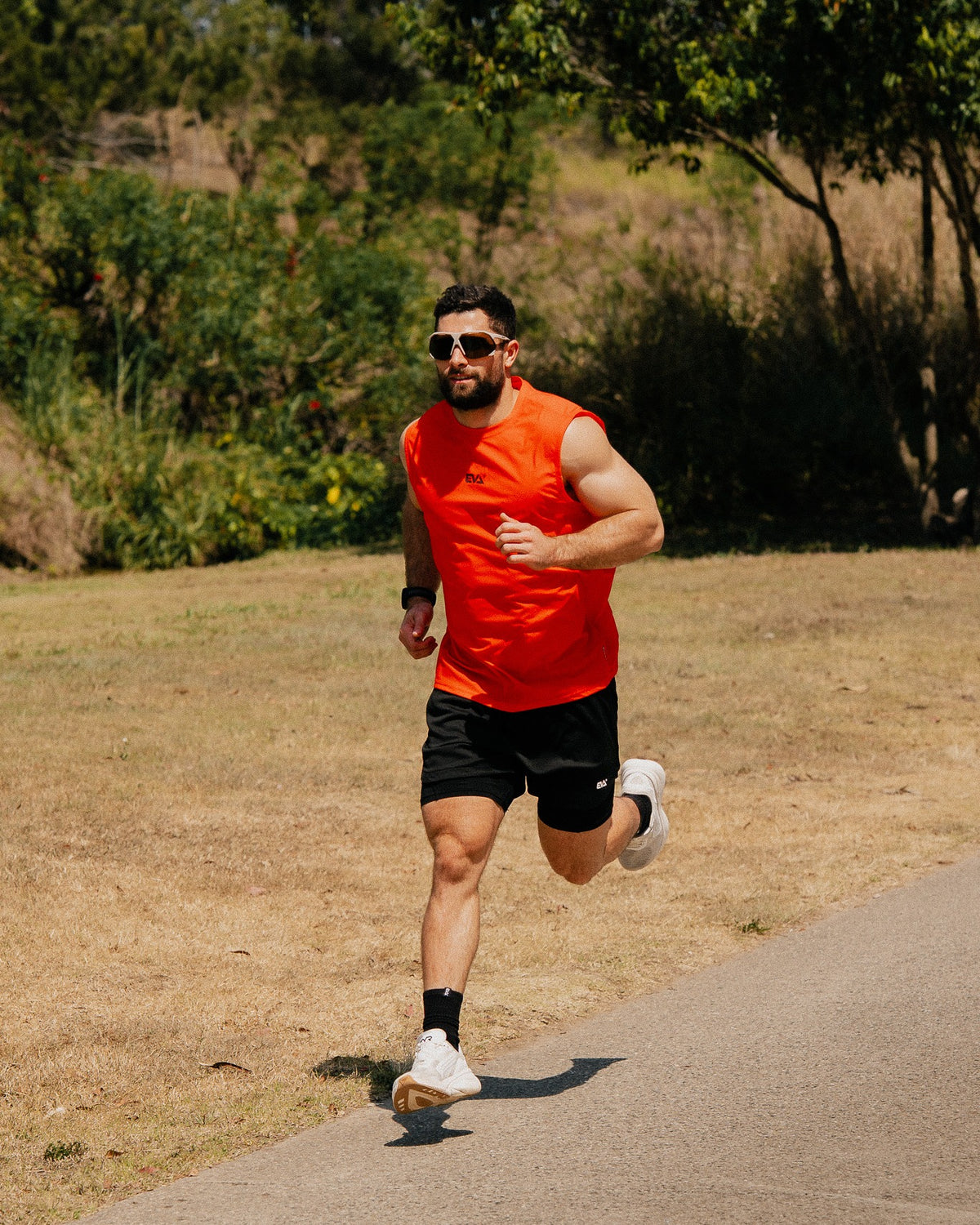 EVA6955 Airflex Tank [Fire Orange] - running