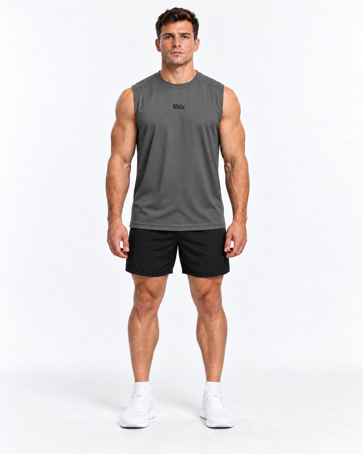 EVA6955 Airflex Tank [Iron Grey] - full length