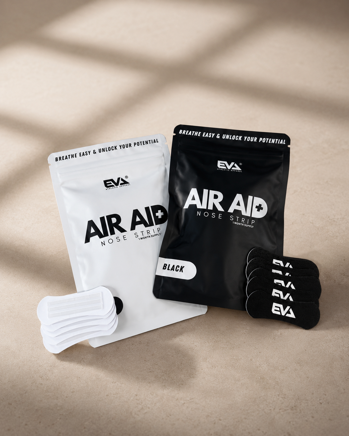 AIR AID NOSE STRIP - BLACK [1 month supply/31 pcs]