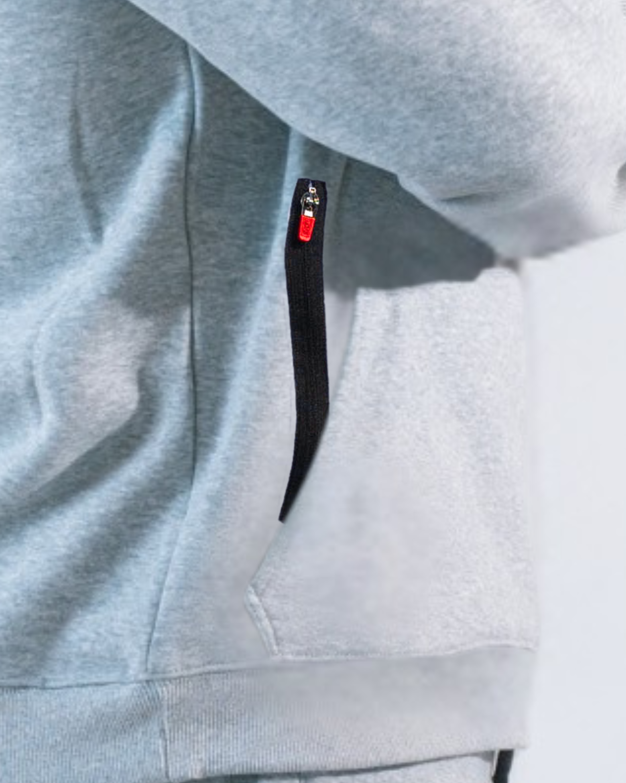 OVERSIZED TECH HOODIE [SHADOW MARL GREY]